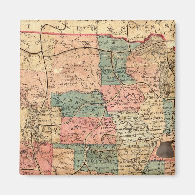 Förenta staterna 8 magnet (Framsidan)