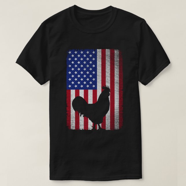 Förenta staterna, amerikanska Flagga, Älskare, 4 j T Shirt (Design framsida)