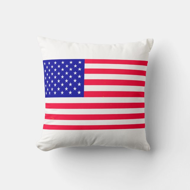 Förenta staterna amerikanska Flagga Dekorativ kudd Kudde (Framsida)