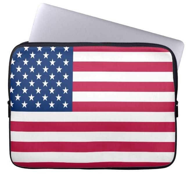 Förenta staterna Flagga-26976 Laptop Fodral (Framsidan)