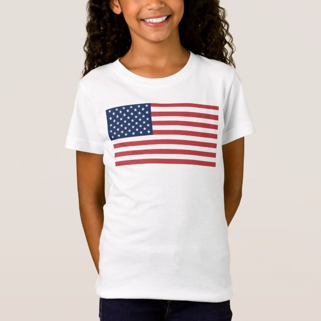 Förenta staterna Flagga-26976 T Shirt (Framsida)