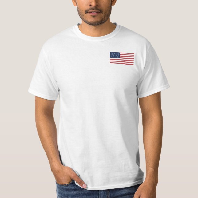 Förenta staterna Flagga-26976 T Shirt (Framsida)