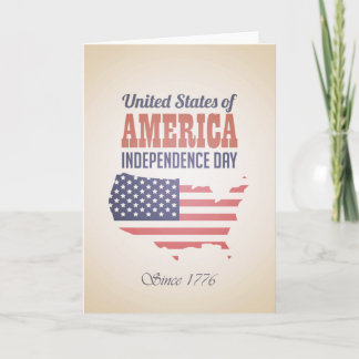 Förenta staterna Independence day Kort
