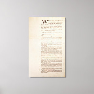 Förenta staterna konstitution, 1787 canvastryck