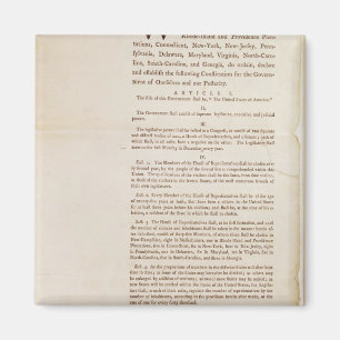Förenta staterna konstitution, 1787 magnet