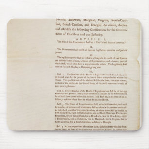 Förenta staterna konstitution, 1787 musmatta