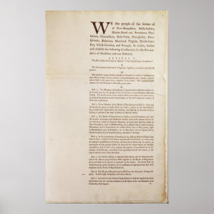 Förenta staterna konstitution, 1787 poster