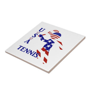 Förenta staterna Patriotic MANAR TAR TENNIS Kakelplatta