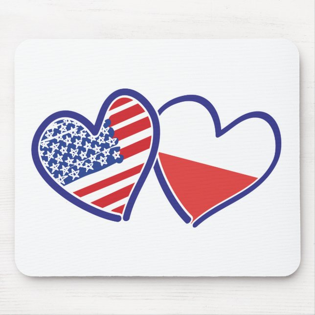 FÖRENTA STATERNA-POLSKA-FLAGGA-HEARTS MUSMATTA (Framsidan)