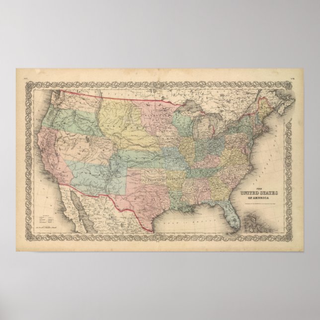 Förenta staterna poster (Framsidan)