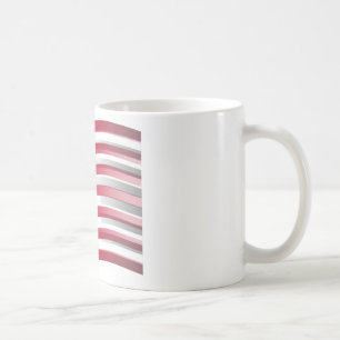 Förenta staterna: Rand & stjärnor i fetstil Kaffemugg