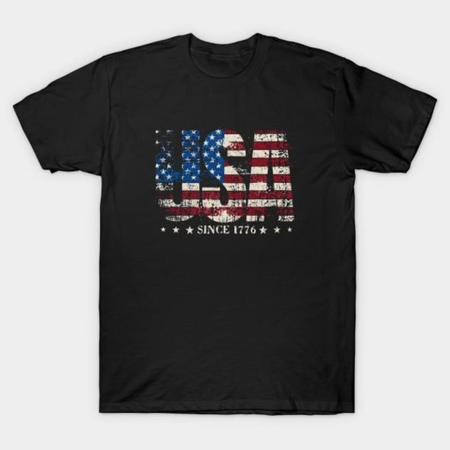 Förenta staterna sedan 1776 amerikanska Flagga T Shirt (Skapare uppladdad)