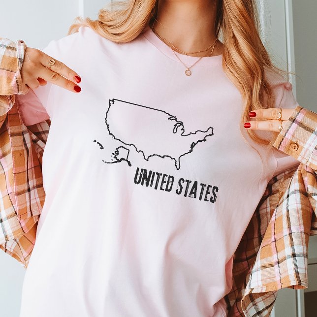 Förenta staterna, Stater, Karta, Förenta staterna, T Shirt (Skapare uppladdad)