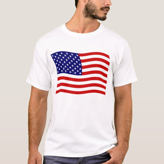 Förenta staterna USA flagga Shirt T Shirt (Framsida)
