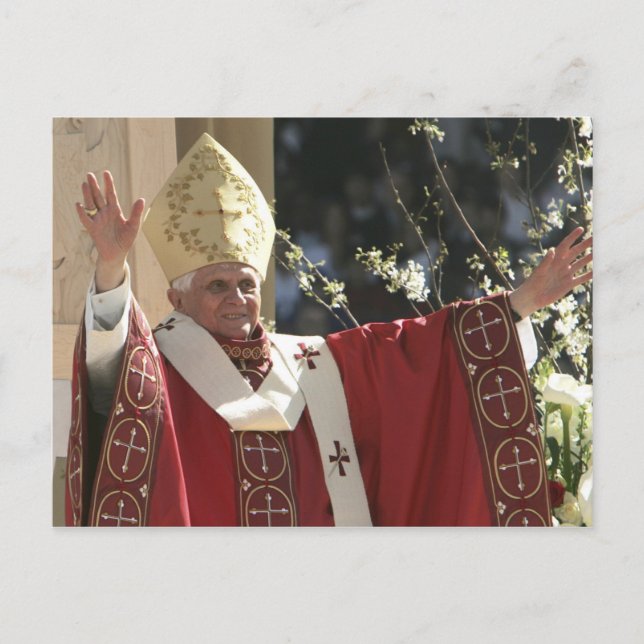 Förenta staterna, Washington, D.C. Påve Benedict 2 Vykort (Framsida)