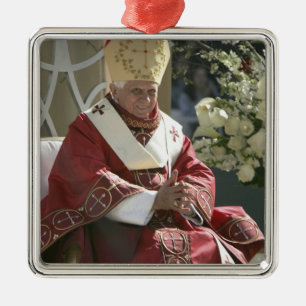 Förenta staterna, Washington, D.C. Påve Benedict Julgransprydnad Metall
