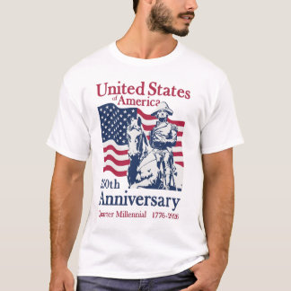 Förenta staternas 250-årsjubileumskonstnärliga min t shirt