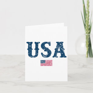Förenta staternas amerikanska Flagga, 4 juli t Kort