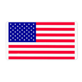 Förenta staternas amerikanska Flagga Shipping Labe Fraktsedel