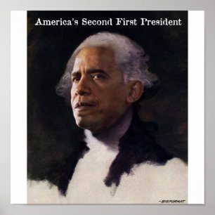 Förenta staternas andra förste president poster