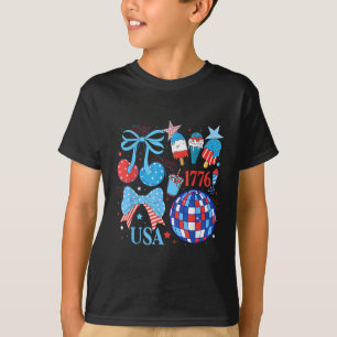 Förenta staternas coquette 4 juli Independence day T Shirt