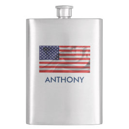 Förenta staternas Flagga Fickplunta