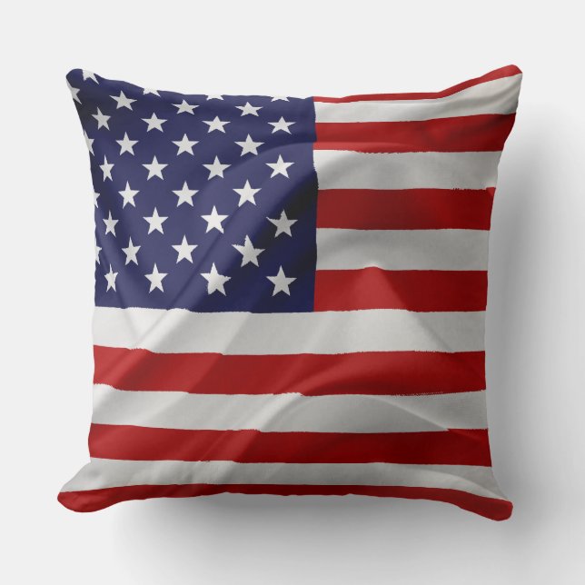 Förenta staternas Flagga Kudde (Framsida)