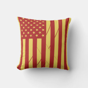 Förenta staternas flagga Vintage kudde
