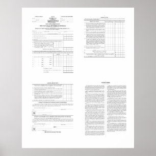 Förenta staternas första inkomstskatteformulär 104 poster