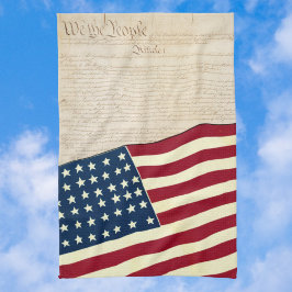 Förenta staternas konstitution, amerikanska flagga kökshandduk