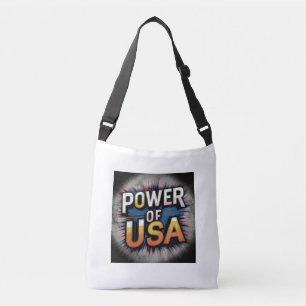 Förenta staternas makt Tote Bag - Patriotic Axelväska