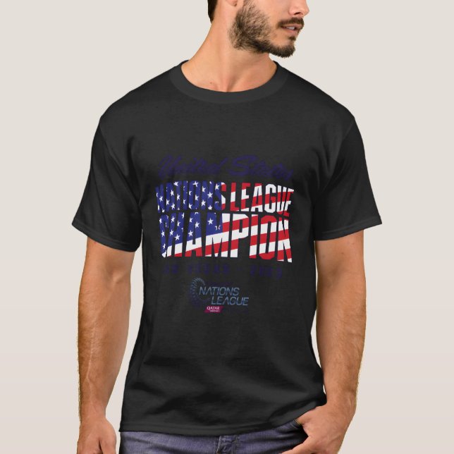 Förenta staternas mästare i Concacaf Nations Lea T Shirt (Framsida)