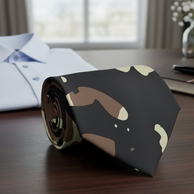 Förenta staternas militära kamouflage Grönt Camo S Slips (US Military Camouflage Green Camo Neck Tie)