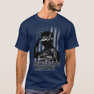 Förenta staternas militära t shirt
