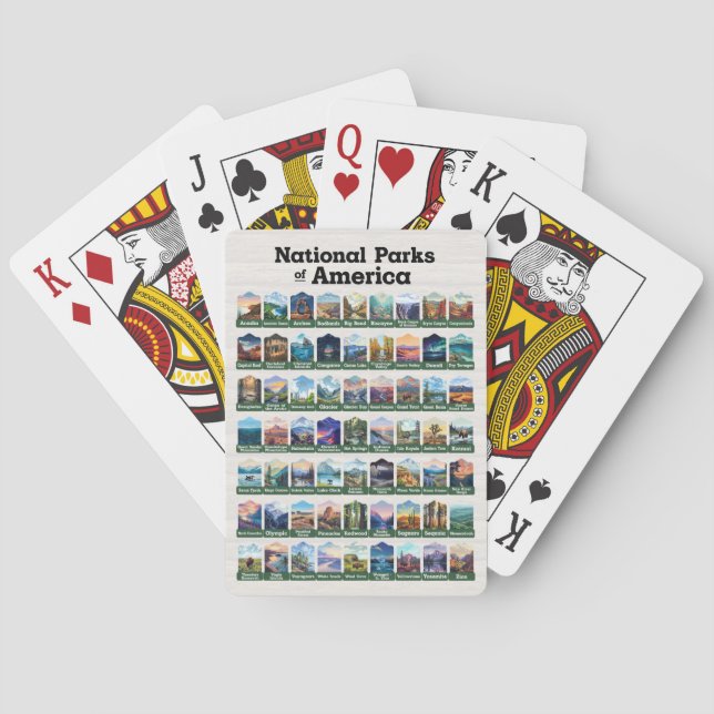 Förenta staternas nationella Parker Casinokort (Baksidan)