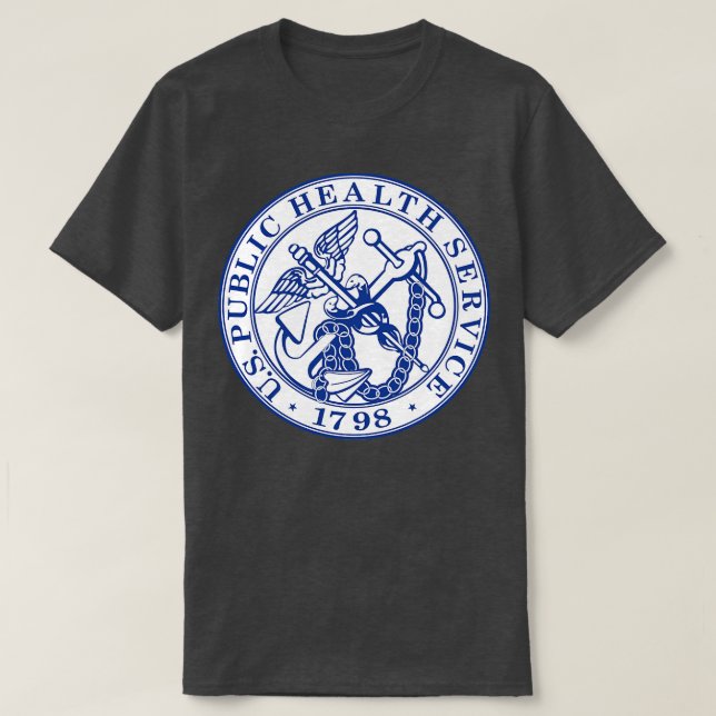 Förenta staternas offentliga hälsovårds sigill t shirt (Design framsida)