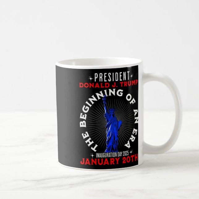 Förenta staternas president Trump Inauguration Day Kaffemugg (Höger)