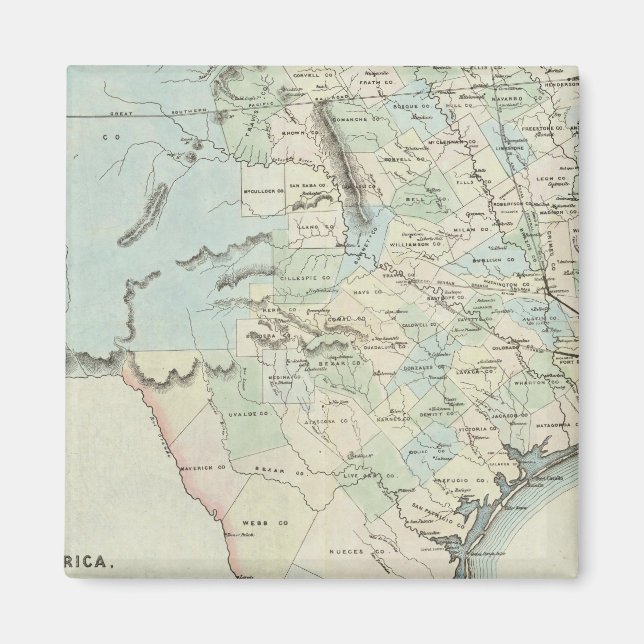 Förenta staternas Texas Magnet (Framsidan)