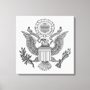 Förenta staternas Underbara försegling (USA) Canvastryck