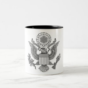 Förenta staternas Underbara försegling (USA) Två-Tonad Mugg