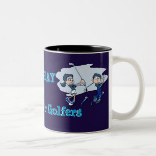 Foreplay Humor Golf Lovers Mug Två-Tonad Mugg