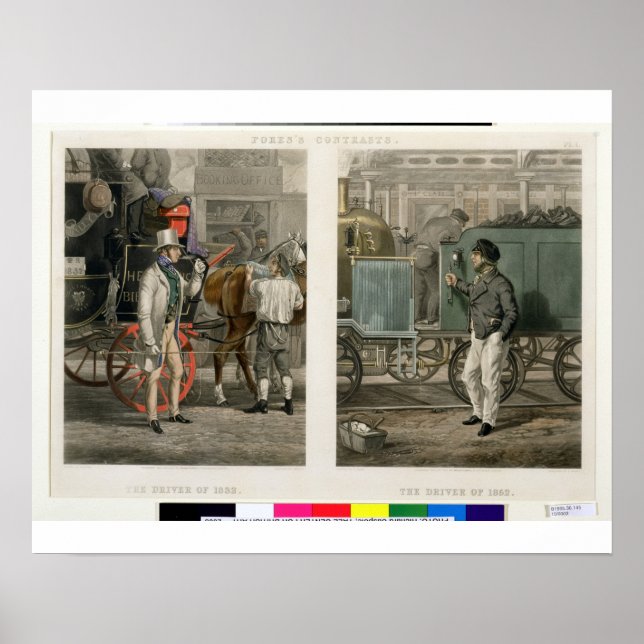 Fore's Contrasts: The Driver of 1832, The Driver o Poster (Framsidan)