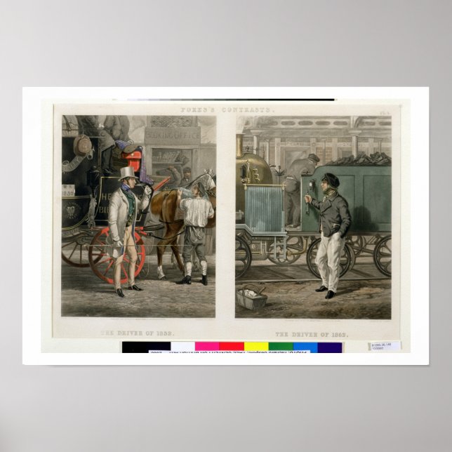 Fore's Contrasts: The Driver of 1832, The Driver o Poster (Framsidan)