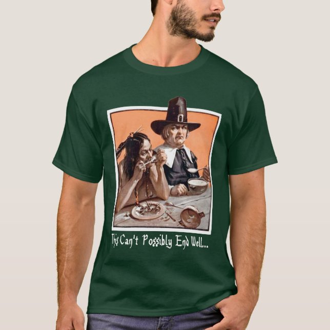 Foreshadowing för thanksgiving tee shirt (Framsida)