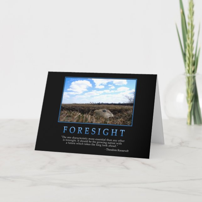 Foresighthälsningkort Kort (Framsida)