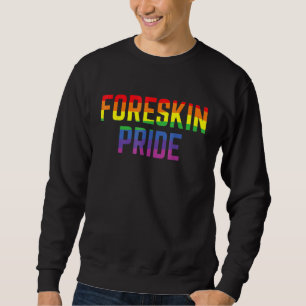 Foreskin Pride Intaktivist Gay pride Parad Rainbo Lång Ärmad Tröja