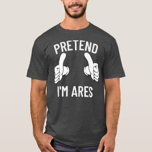 Föreslå att jag är Ares Halloween Costume Medusa G T Shirt