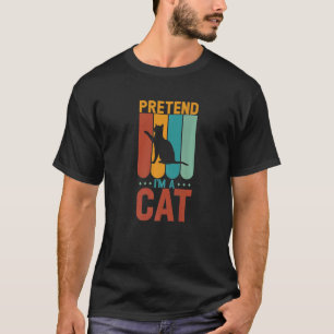 Föreslå att jag är en katt Halloween T Shirt