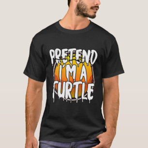 Föreslå att jag är en sköldpaddsfunny Lazy Hallowe T Shirt