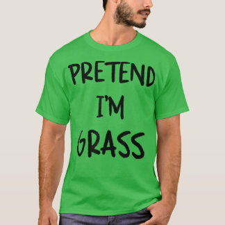 Föreslå att jag är Grass Funny Lazy Halloween Humo T Shirt